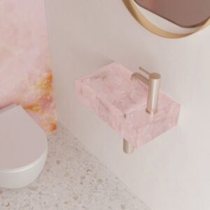 Onyx Pink wasbak 39x22